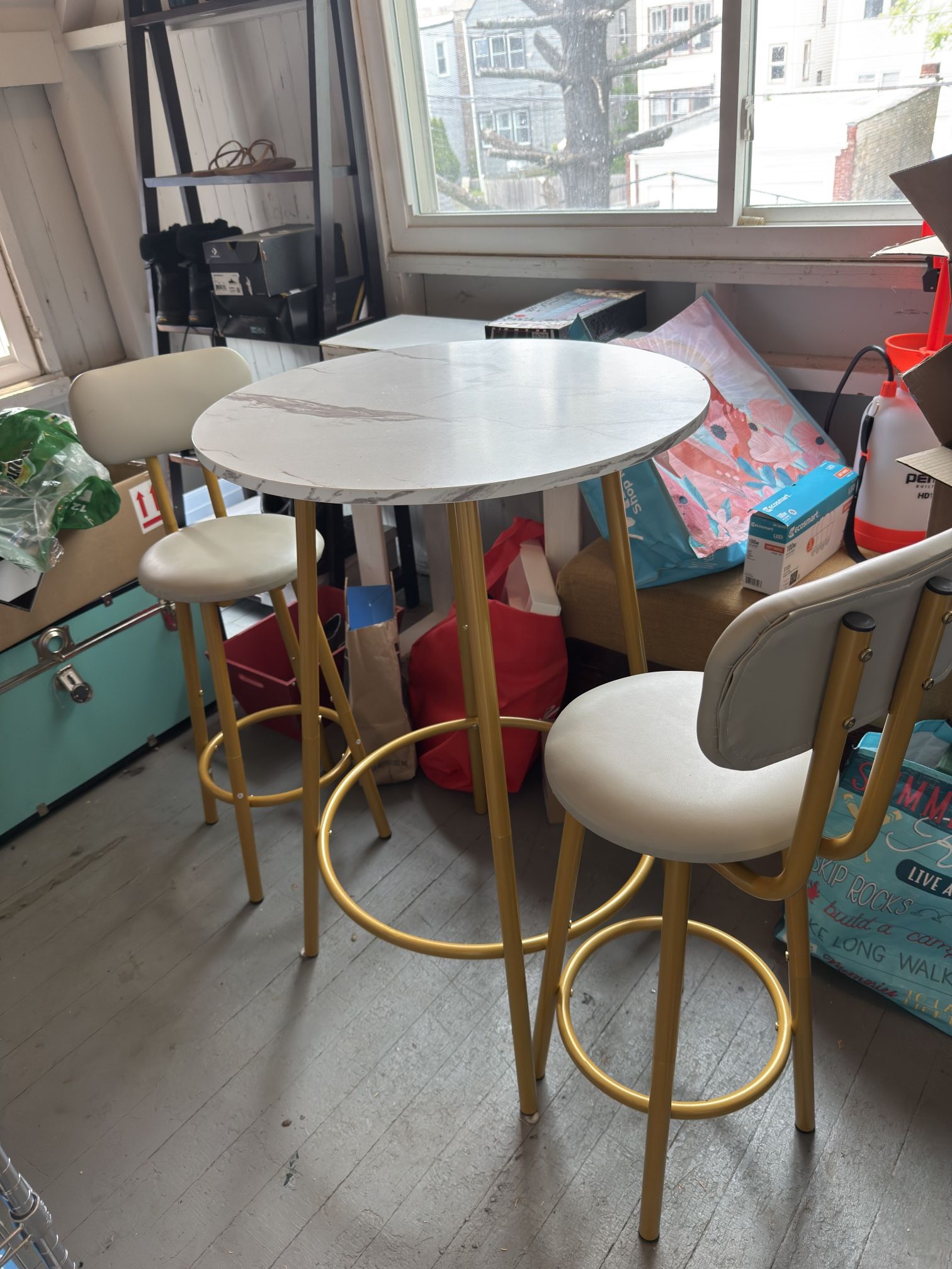 3 Piece Bar Height Table And 2 Chairs