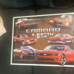 Camaro Metal Sign