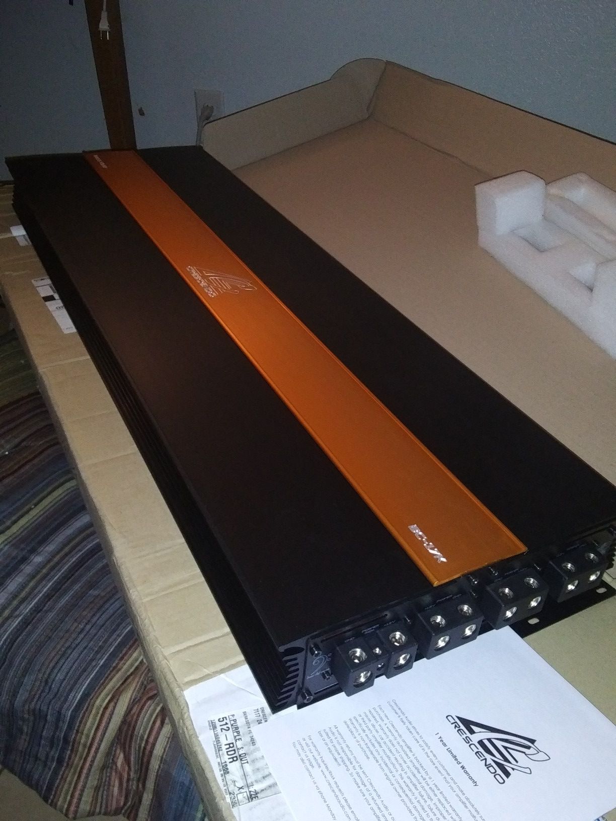 Crescendo audio 17k rms amplifier