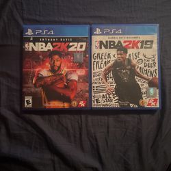 NBA2K20 And NBA2K19 PS4