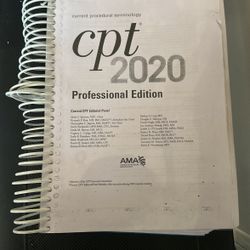 Medical coding books -CPT 2020 & ICD-10CM