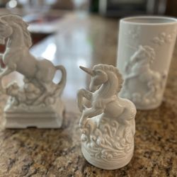 Vintage Unicorn Porcelain 