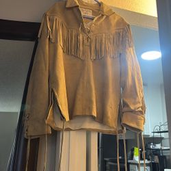 Leather Pullover With Fringe  By Shepherds 