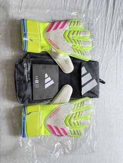 Adidas Predator Goalie Gloves Match Fingersave. Size 10
