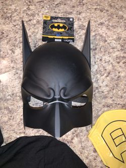 Halloween bat girl bat woman dc comics teen / small medium ladies/ Teen , zip up hoodie, mask, arm bands 