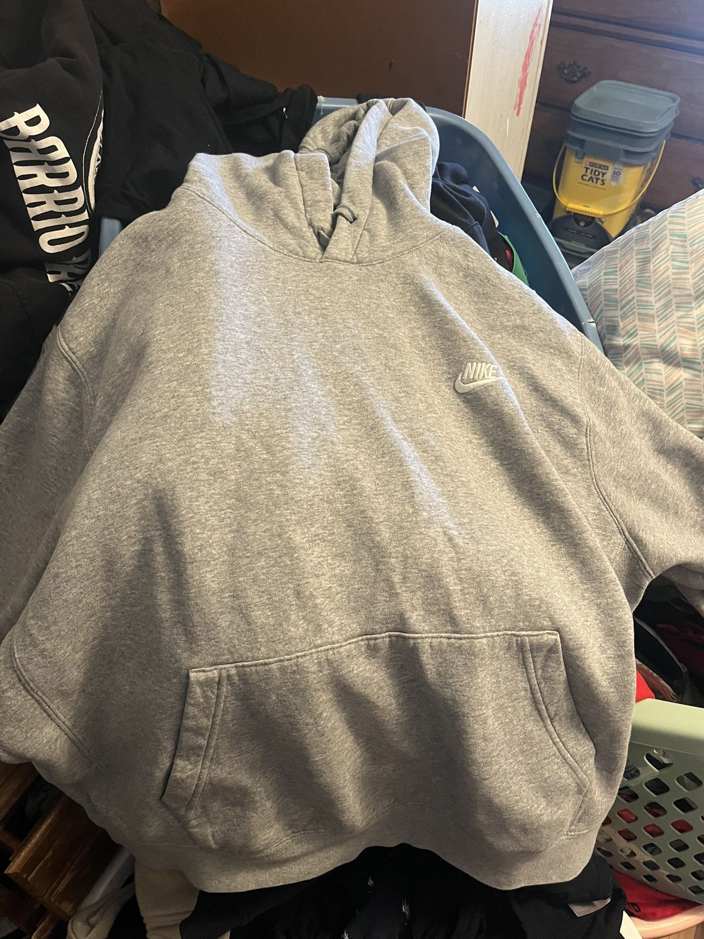 grey nike tech hoodie