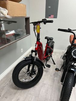 Open Box, Fully Assembled SISIGAD 20" Champ Ext Fat Tire Folding Electric Bike