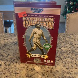 1996 Starting Lineup Cooperstown Collection "Babe Ruth" Poseable Figurine