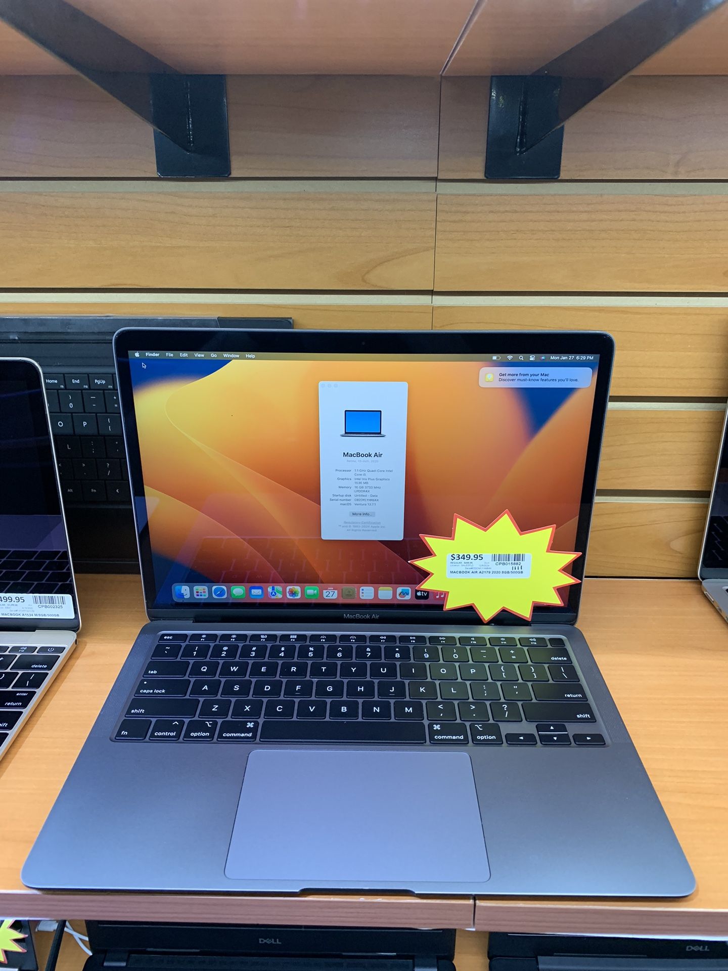 Apple MacBook Air A2179 2020 16GB 500GB I5 Laptop