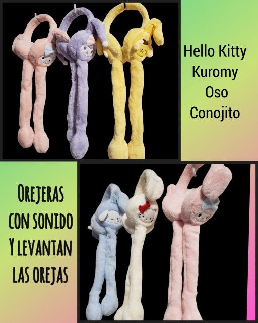 Orejeras De Hello Kitty Y Kuromy