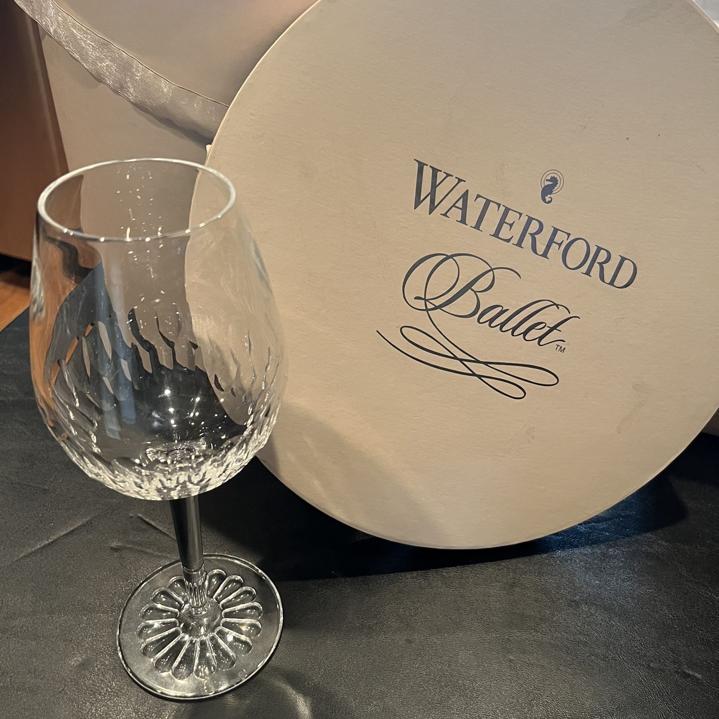 Waterford Lead Crystal Presage Wine Glasses Set Of 4