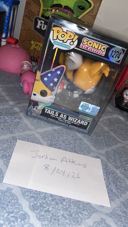 Limited edition supreme Funko Pop Tails as wizard #1274