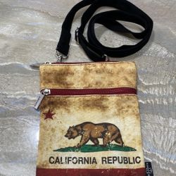 Robin Ruth California Republic Crossbody Cotton Purse Bag 