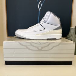 Deadstock. Air Jordan 2 White Cement Size 12