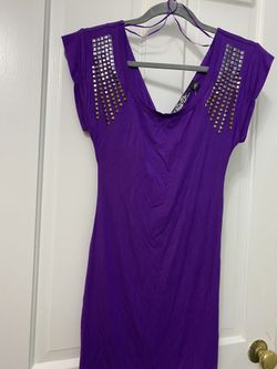 Reduced. New With Tags   Purple  Guess  Evening  Party Dress 