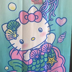 Mermaid Hello Kitty Beach Towel