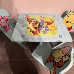 Winnie The Pooh Table