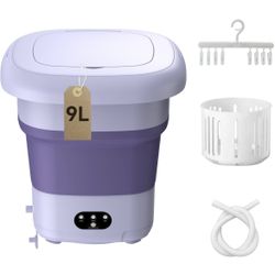 Mini foldable washing machine for baby clothes  socks pet item