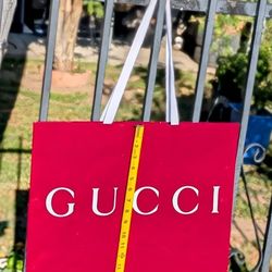 Gucci, Saint Laurent, Balenciaga, LV, Valentino Paper Shopping Bags