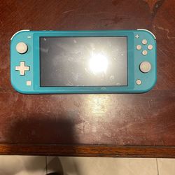 Teal Blue Nintendo Light Switch