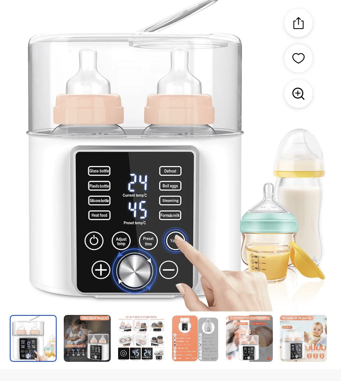 baby bottle wormer