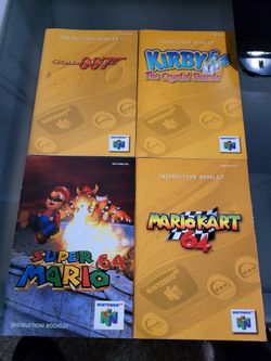 Nintendo 64 Game Manuals N64