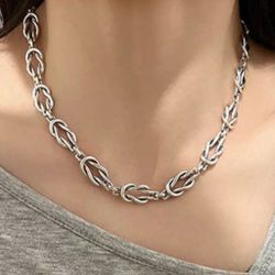 925 sterling Silver Chain Women's Necklace Gift