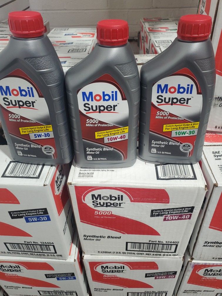 Special Price Motor Oil Mobil Case 6QT High Quality