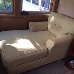Gently Used Soft Banana Yellow Chaise