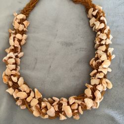 Hawaiian  Shell Lei Necklace