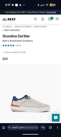 Reef Shoreline Del Mar Men's Sneakers