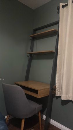 Desk with chair