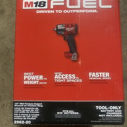 Milwaukee  1/2” Mid - Torque Impact wrench 