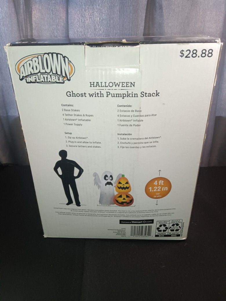 4 Ft Inflatable Ghost Home decor