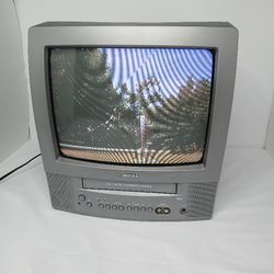 Vtg Toshiba 13"  TV/VCR Combo Unit MV13N3 Retro Gaming Tested + Atari RF Adapter