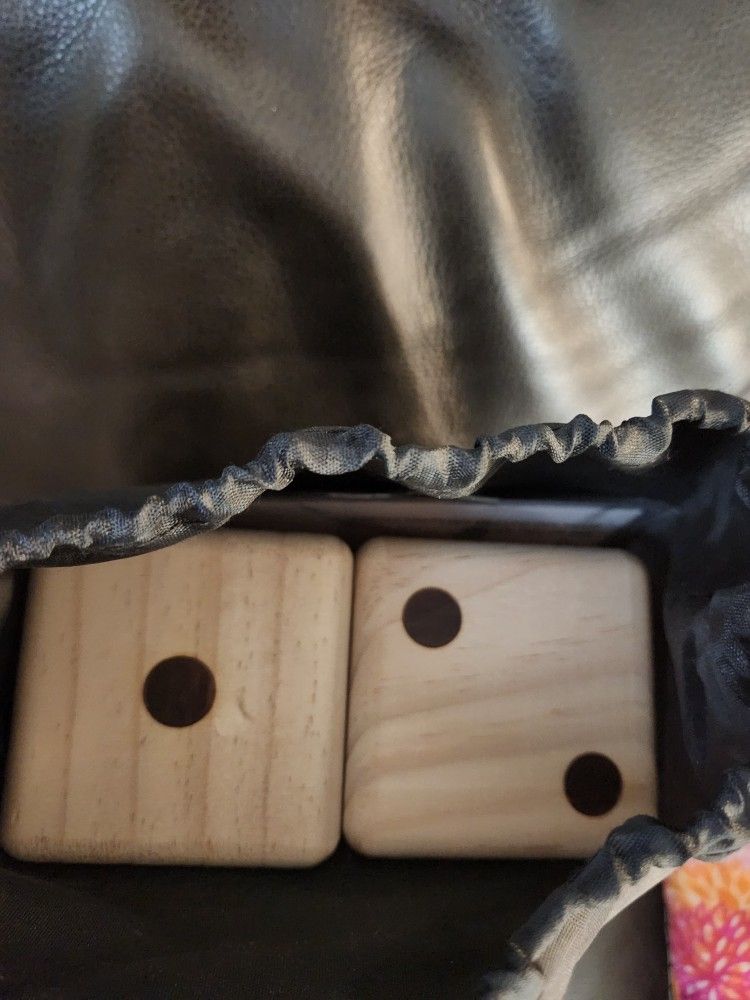 Yardzee 6 Wooden Dice Game For Outside