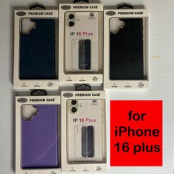 NEW iPhone 16 Plus Cases - Multiple Colors Available - $5 Each