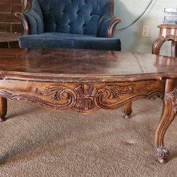 Coffee Table With Matching Behind The Couch Table,  and Square End Table