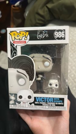 Corpse Bride Victor Van Dort w/Scraps Funko Pop! Vinyl Figure #986