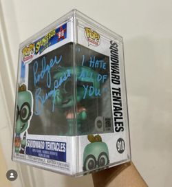 Funko Pop SpongeBob Squarepants Squidward Signeds