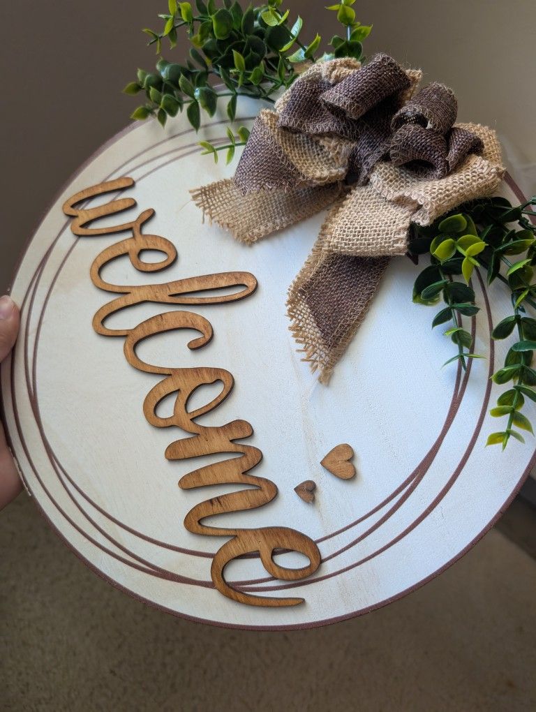 3D Welcome sign For front door
