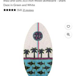 Brand New Maui AnD Sons Skim Board