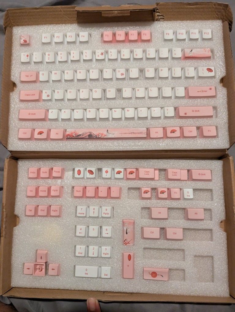 Cherry Blossom Keycaps