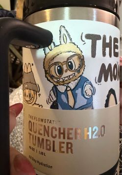 Labubu Monsters stainless steel Stanley 40 flip lip thermos mug NEW with SKU in orig. box