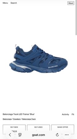 Balenciaga Track LED Trainer 'Blue