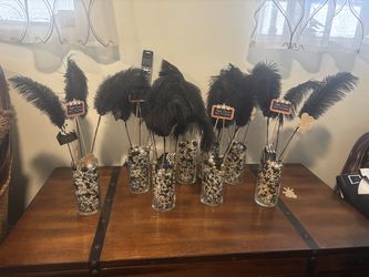 OLD HOLLYWOOD CENTERPIECES-8 TOTAL