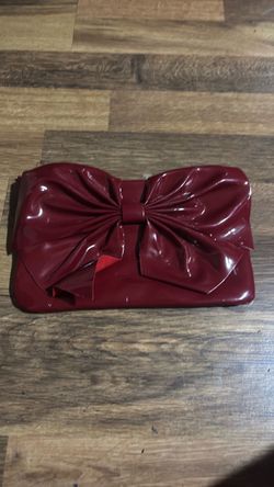 Nordstrom red bow small purse