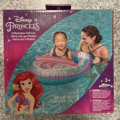 Swimways Disney Princess Ariel Inflatable Water Boat Vehicle 