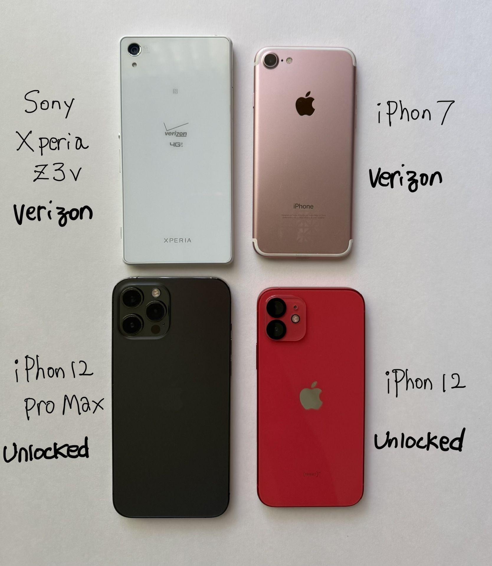 Phones for sale - Prices vary