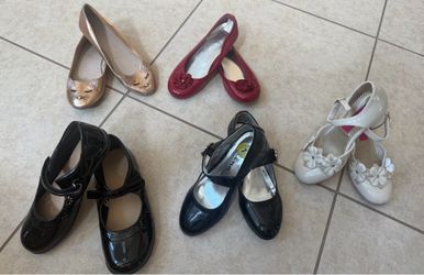 Girls shoes size 1 pre owned between $5-$10 each one